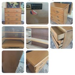 Special High Quality Wooden Dresser Akin Ind. Vented Back 