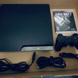 Sony Playstation 3 Ps3 Console with call of duty Black ops 2 Game In Very Good Condition fully functional Adult Owned