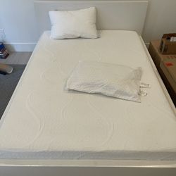 IKEA Full Mattress And Bed Frame 