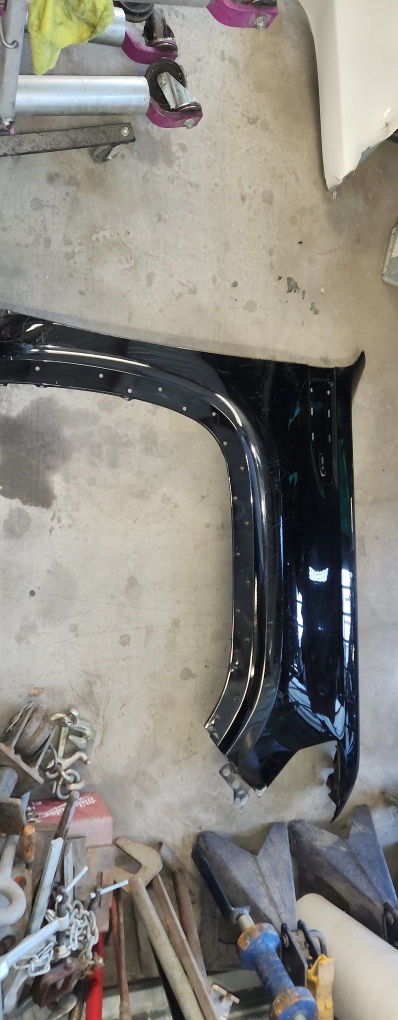 GMC SIERRA  1500 Black Automotive Fender 