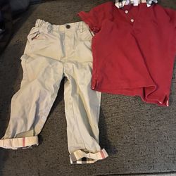 Burberry Outfit For Boys/send Your Offer