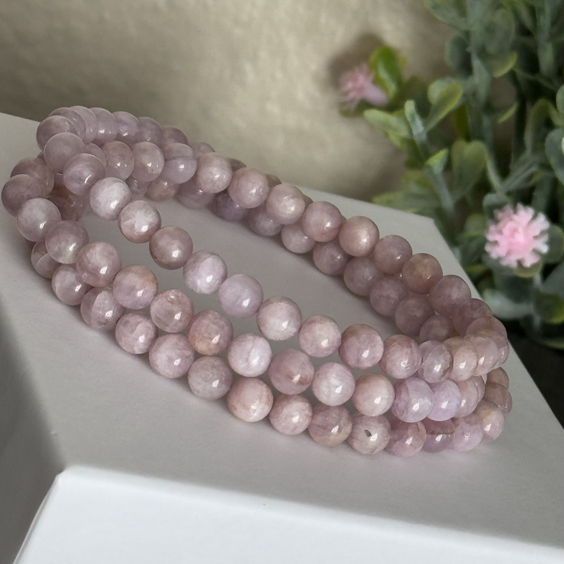 5mm Pink Kunzite Necklace ππΈ
