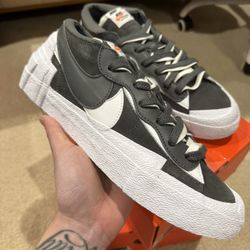 Nike Blazer Low “Sacai Iron Grey” Size 10.5M