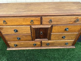 Wooden Multi-Drawer Dresser
