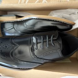 Black Dressy Boy Shoes Size 13