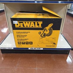 DEWALT 12" DOUBLE-BEVEL COMPOUND MITER SAW