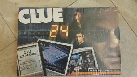 Clue board game. Age 9+.