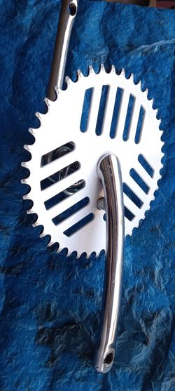 GT performer cheese grater sprocket & crank set