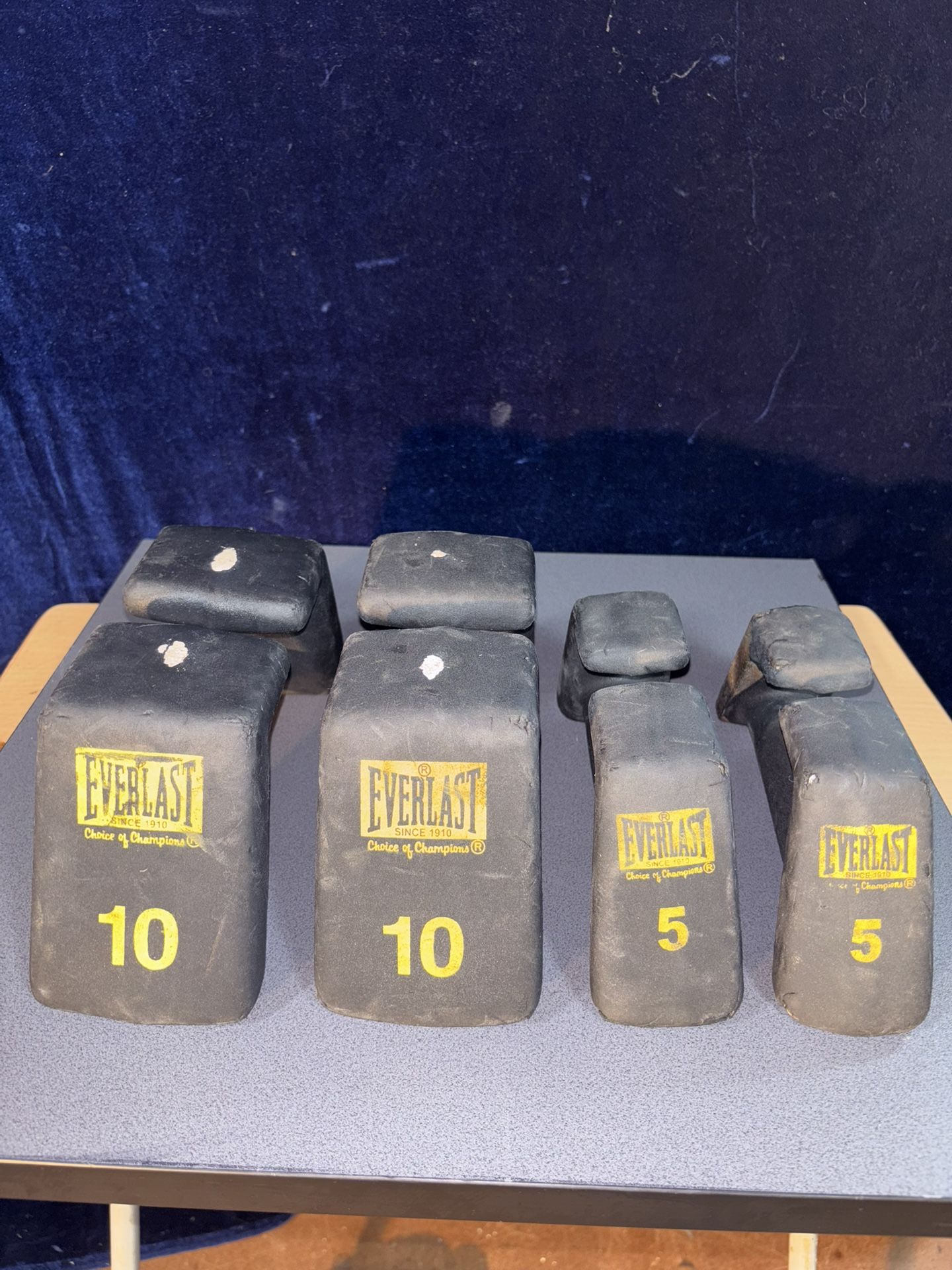 10 and 5 lb Dumbbells with Handles