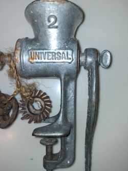 Vintage meat grinder