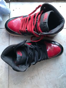 Jordan 1 air black n red