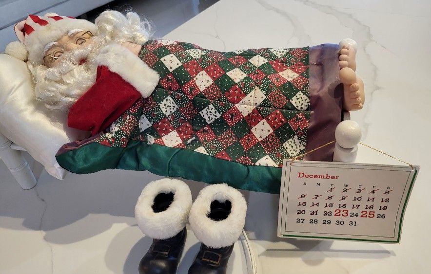 Christmas Santa Sleeping