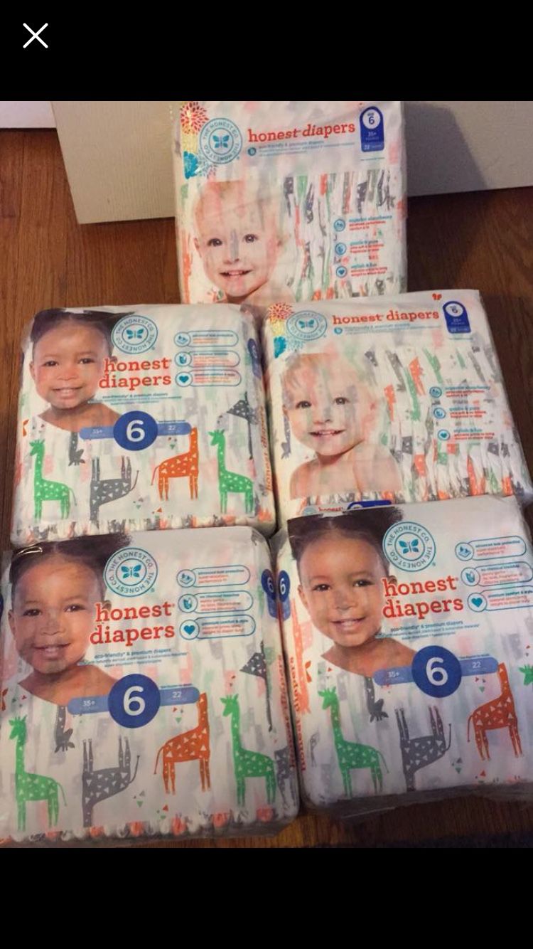 Honest Diapers Size 6