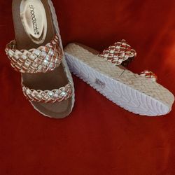 Gold Flat Sandal