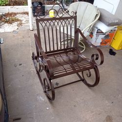 Metal Rocking Chair  170$ Brand New