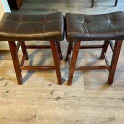 Genuine Leather Stools Modern