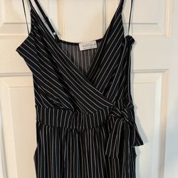 Pin Stripped Jumpsuit