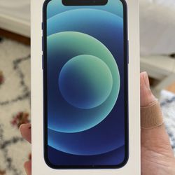 Perfect iPhone 12 mini blue BOX ONLY