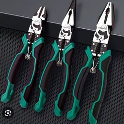 Multifunctional Universal Wire Cutters Pliers Electrician Anti Slip Durable 