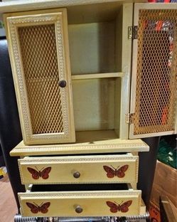 Small Cabinet With 2 Drawere And 2 DoorsFor Jewelry Or WhatNot