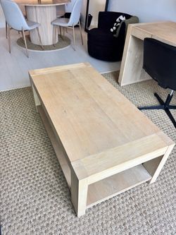 Living Spaces 52” Coffee Table