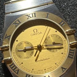 OMEGA CONSTELLATION 18K GOLD CONSTELLATION 35MM WATCH