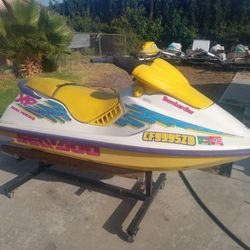 SEADOO XP JET SKI WITH FULL SERVICE DONE CARBS PLUGS WITH 2025 TAGS LAKE READY NO CART OR TRAILER 