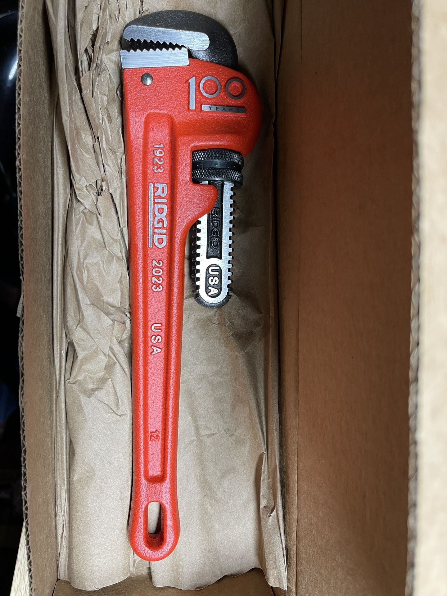 New Ridgid 100th Anniversary Pipe Whench