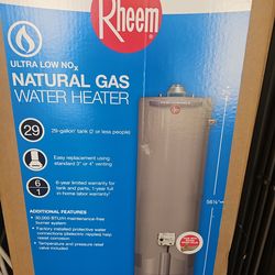 Rheem natural gas water heater