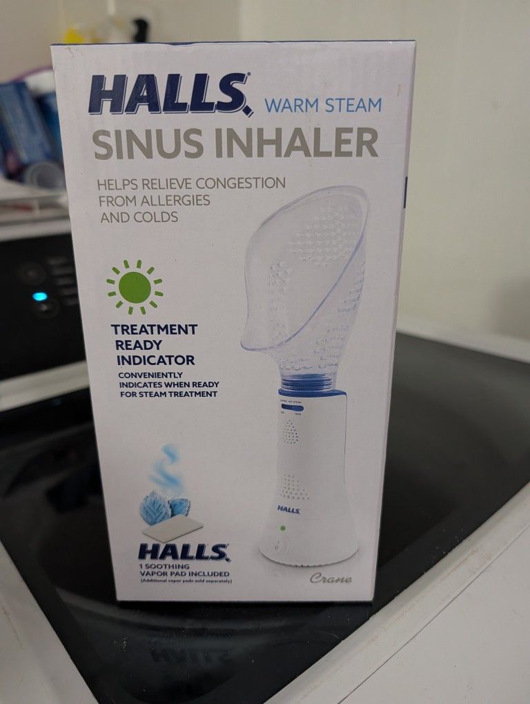 New Halls Warm Steam Sinus Inhaler
