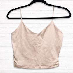 Women’s V Neck Spaghetti Strap Crop Top