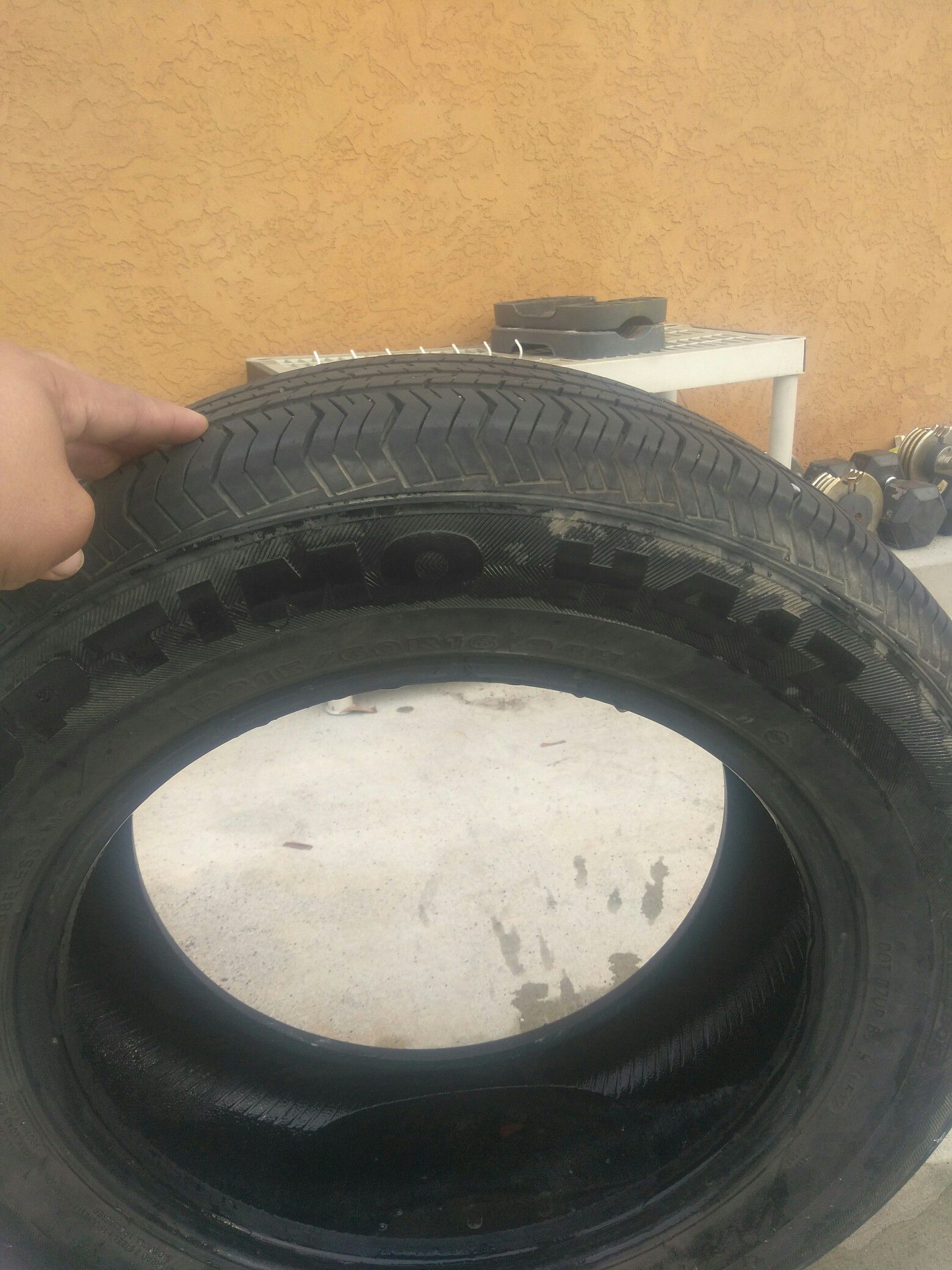 4 Used tires 215/60r16