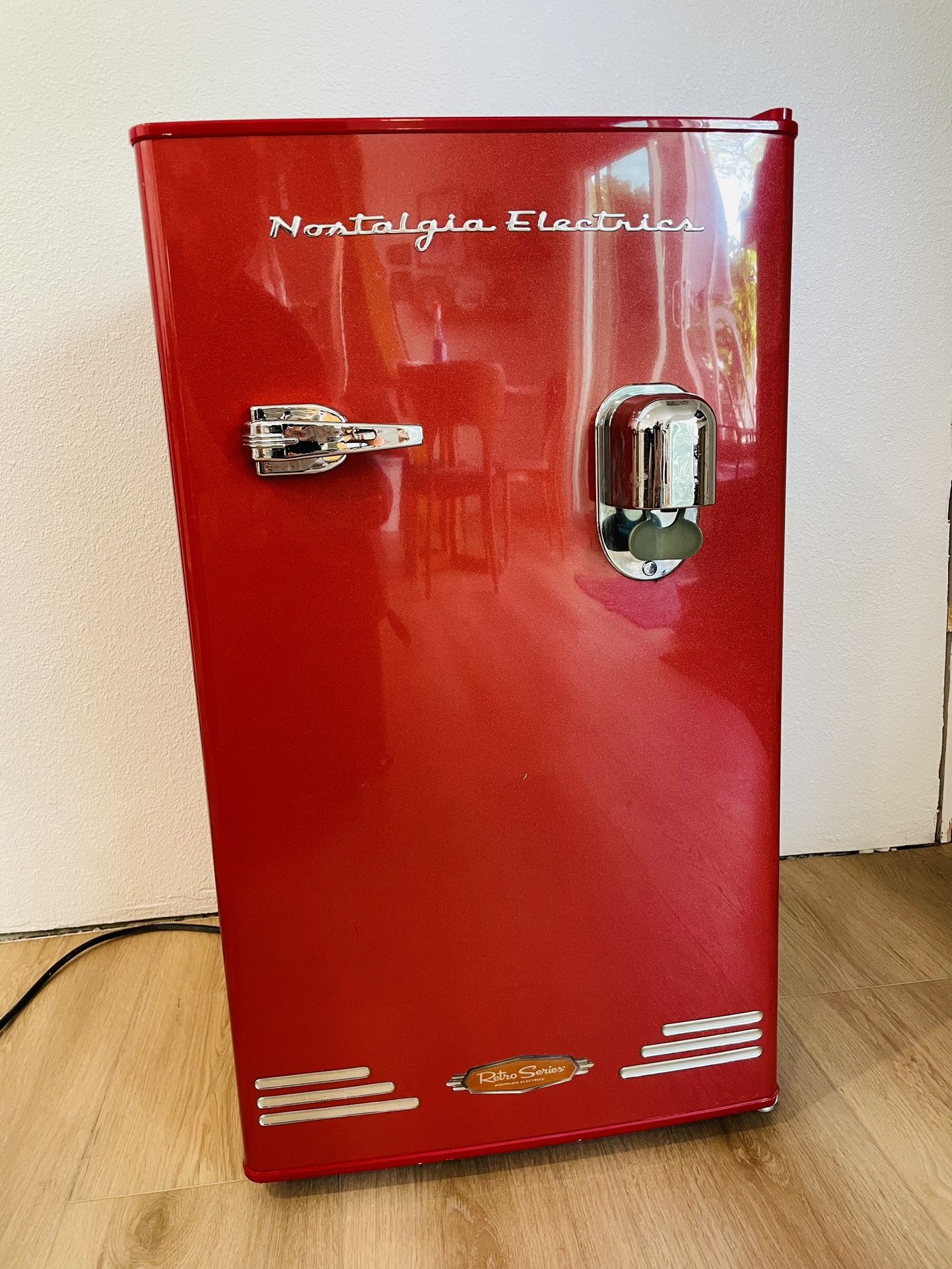 Nostalgia Electric Mini Fridge & Freezer (3.2 Cu. Ft) $150