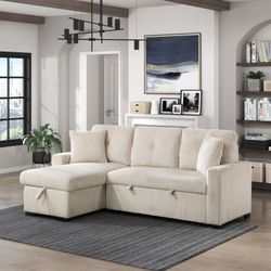 Reversible Sectional With Pull Out Bed