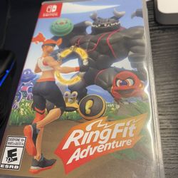 Ring Fit Wheel And Empty Game Case  Nintendo Switch Game