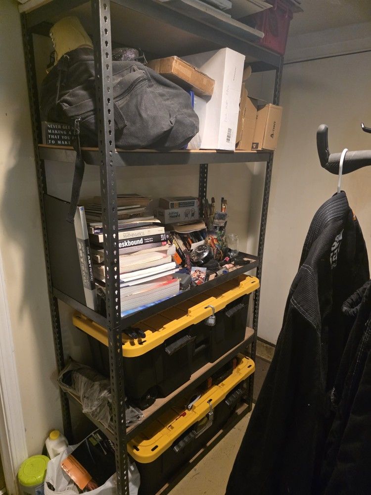 Metal Shelving Unit