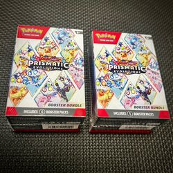 Pokemon TCG Prismatic Evolutions Booster Bundle Sealed