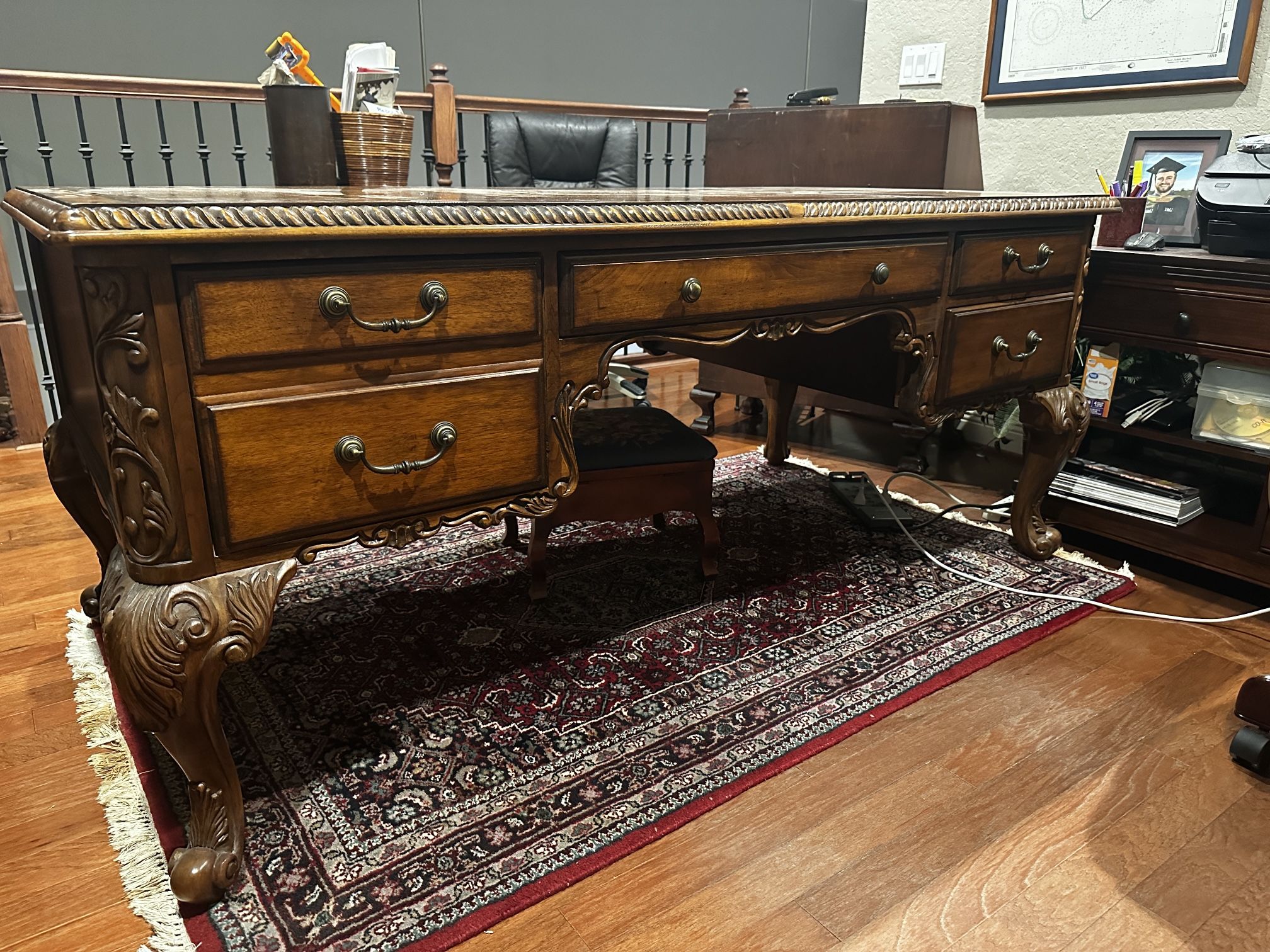 Solid Wood Large Beautiful Desk