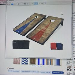 Cornhole Bean Bag Toss Game