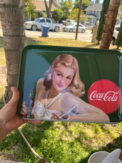 13X9 Vintage 1948 Original "Have A Coke", Coca-Cola  Pretty Girl Serving Tray