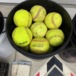 Fastpitch Softballs, Batting Nets, Tees, Etc