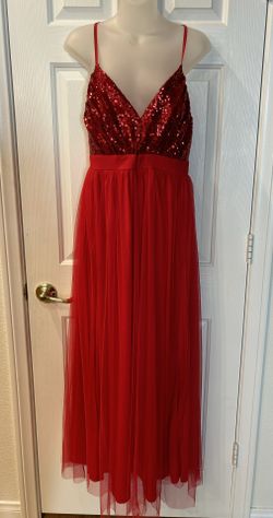 Beautiful Red Party Dress Size Large