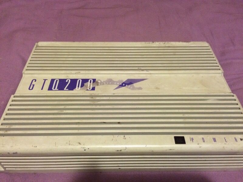 Jbl GTQ200 4/3/2 channel amp for Sale in Middletown, CT OfferUp