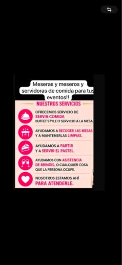 Meseras y meseros