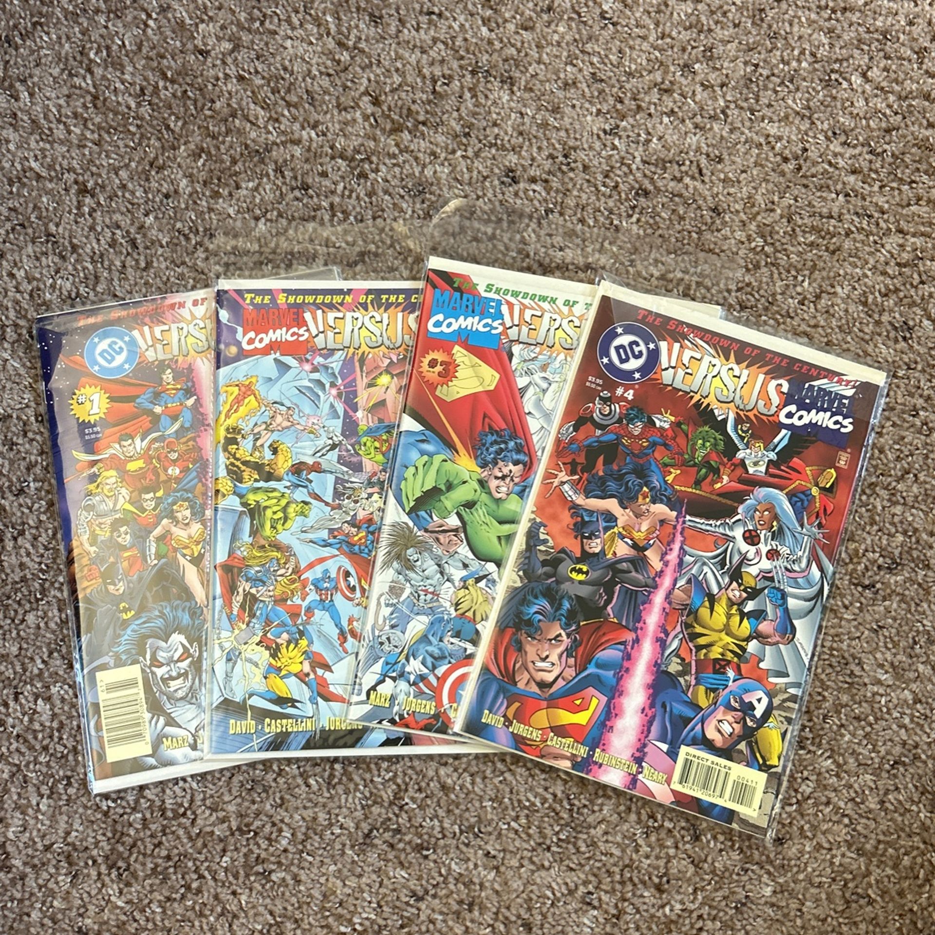 Marvel Vs DC Comic Book SET