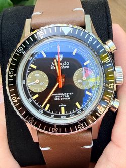Nivada Grenchen Chronomaster Orange Boy “SL” Inter.Bezel 38m