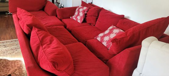 Red large  sectional