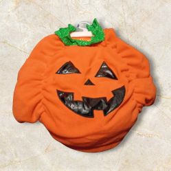 Pumpkin Dog Halloween Costume Large