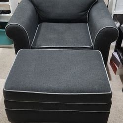 Loveseat Chair And Ottoman 