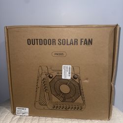 Outdoor Solar Fan, model FM305.